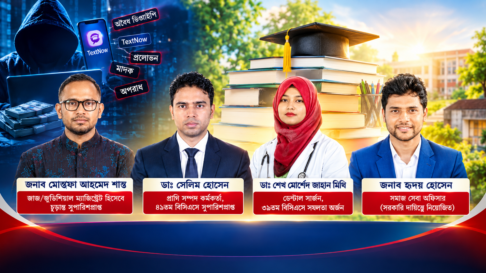 অন্ধকারের প্রলোভন পেরিয়ে শিক্ষার আলোয় কালকেউটের চার কৃতি সন্তান