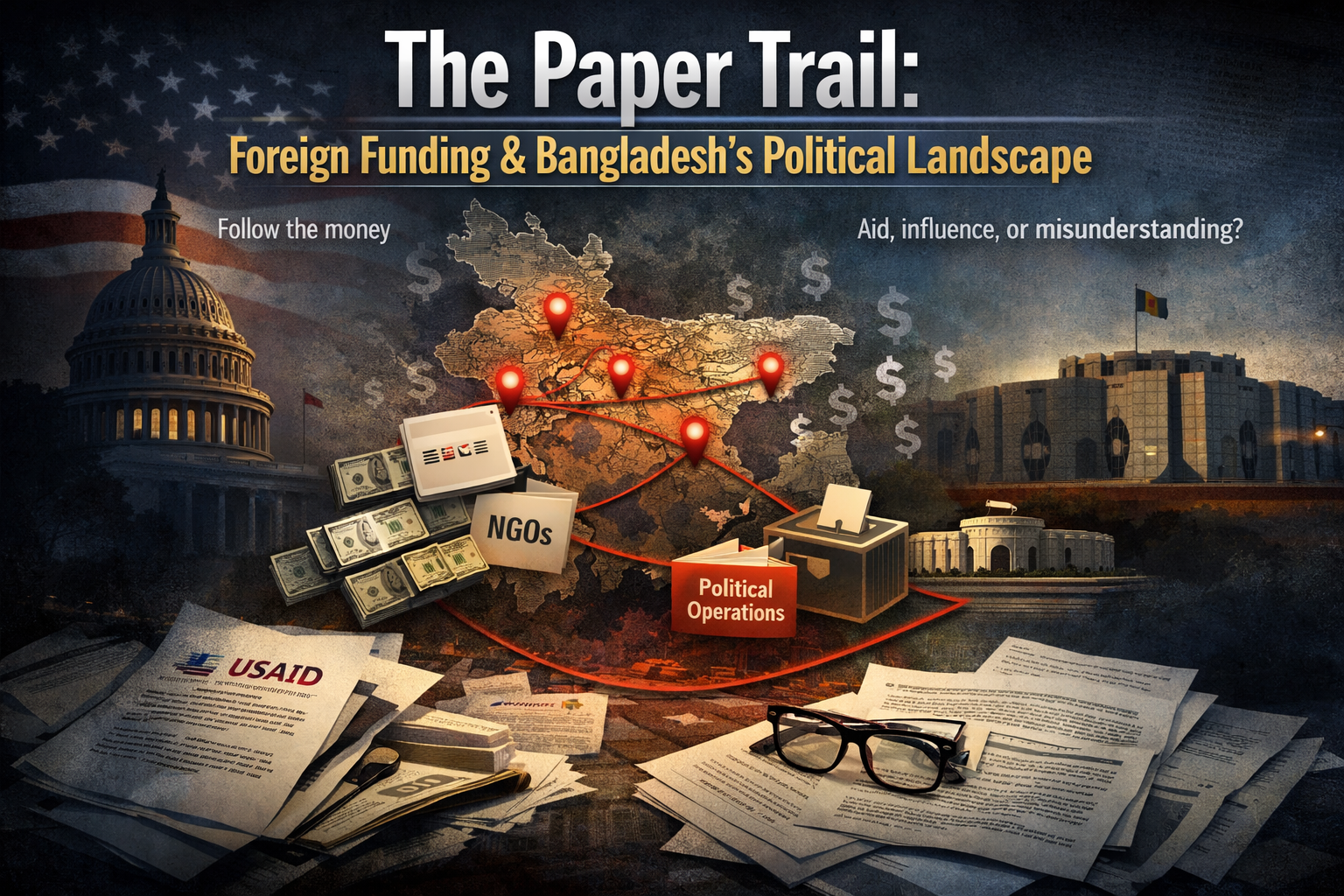 The Paper Trail: How Washington Spent Over $325 Million Dismantling Bangladesh's Elected Government