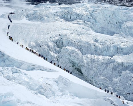 Record 274 climbers summit Everest from Nepalese side in single day