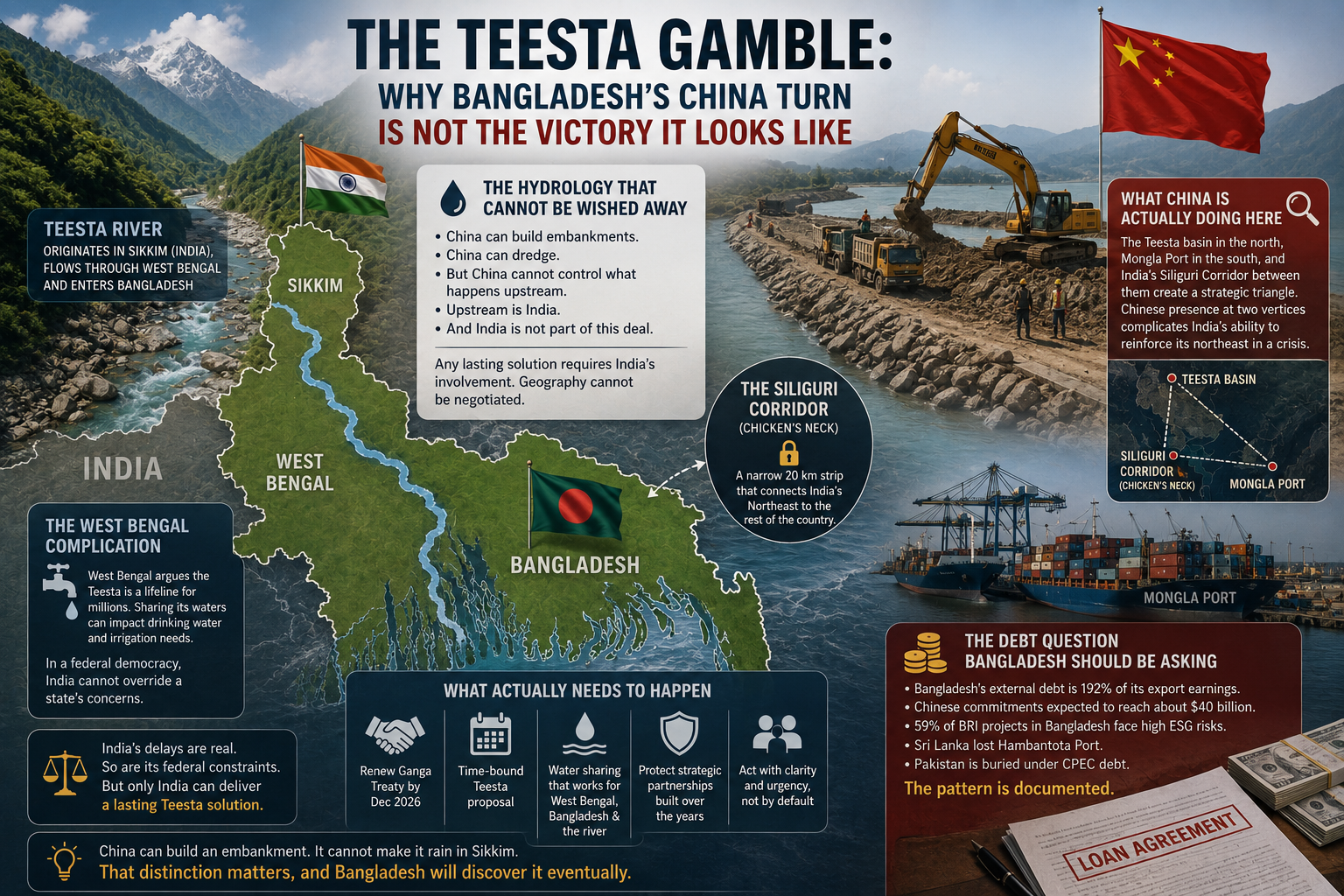 The Teesta Gamble: Why Bangladesh's China Turn Is Not the Victory It Looks Like