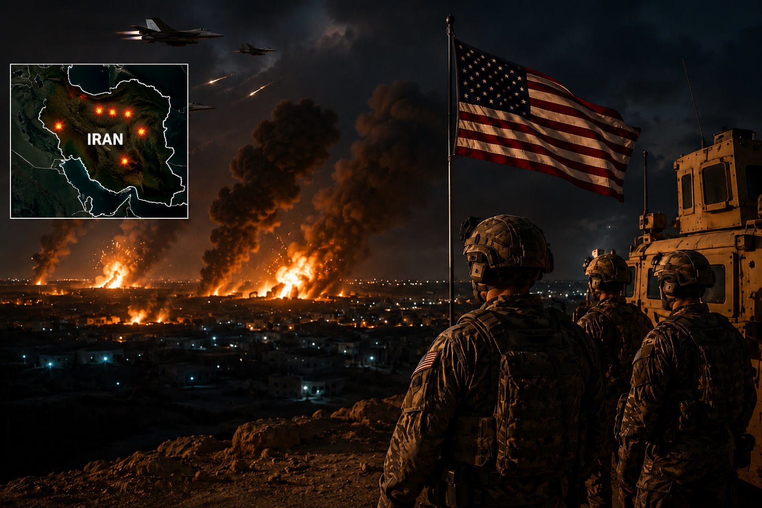 U.S. Completes Ninth Wave of Strikes on Iran Following Deaths of American Troops in Jordan and Iraq