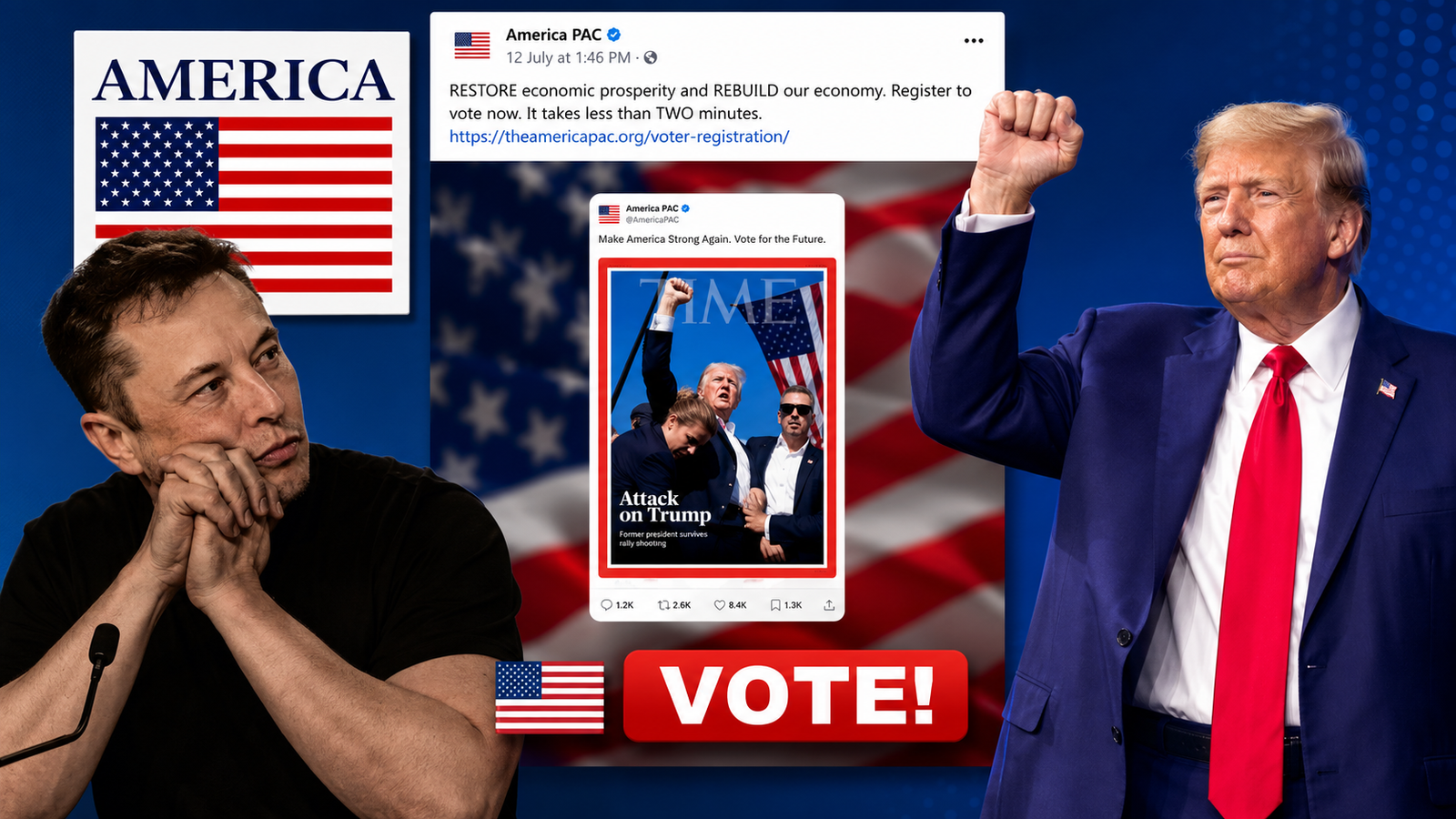 Elon Musk returns to Republican campaign efforts.
