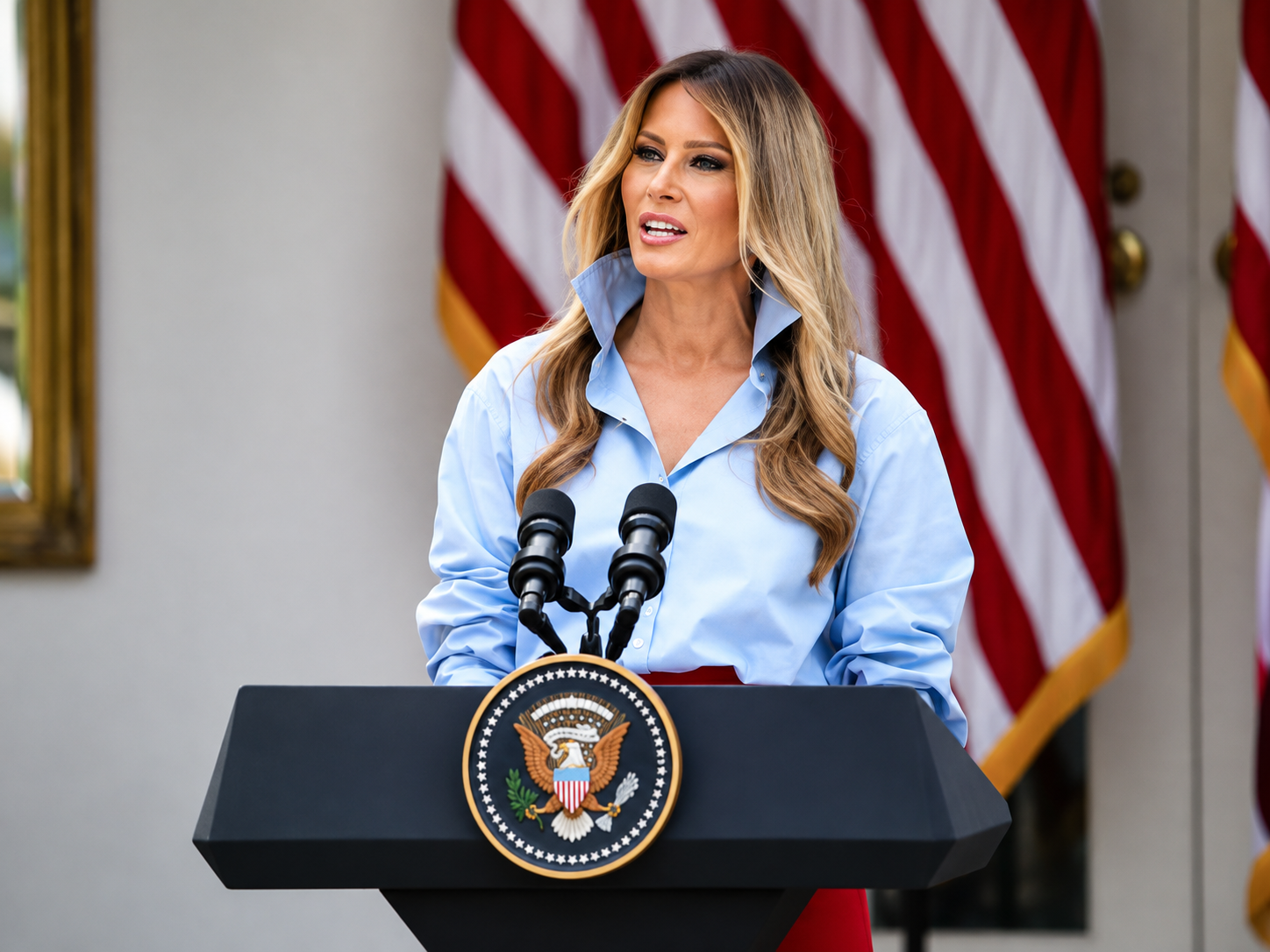 The First Lady’s Return Brings the White House to Life