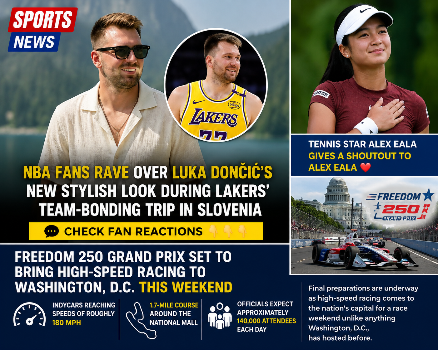 Sports is taking over the headlines!