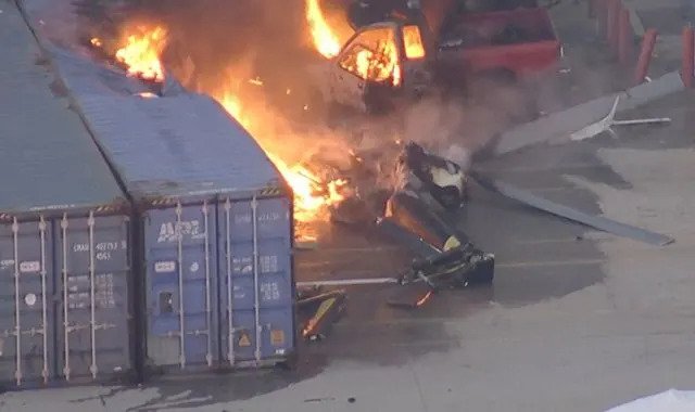Three Killed as NBC and Telemundo News Helicopter Crashes in Los Angeles