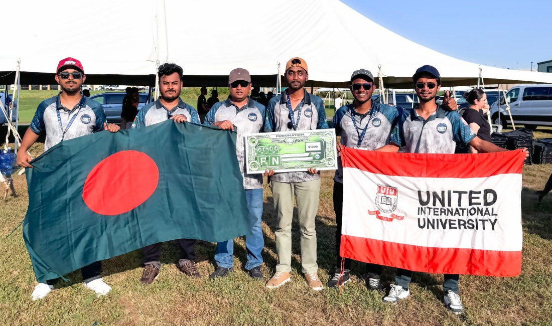 UIU Makes Bangladesh Drone History, Ranks Fourth Globally at SUAS 2026