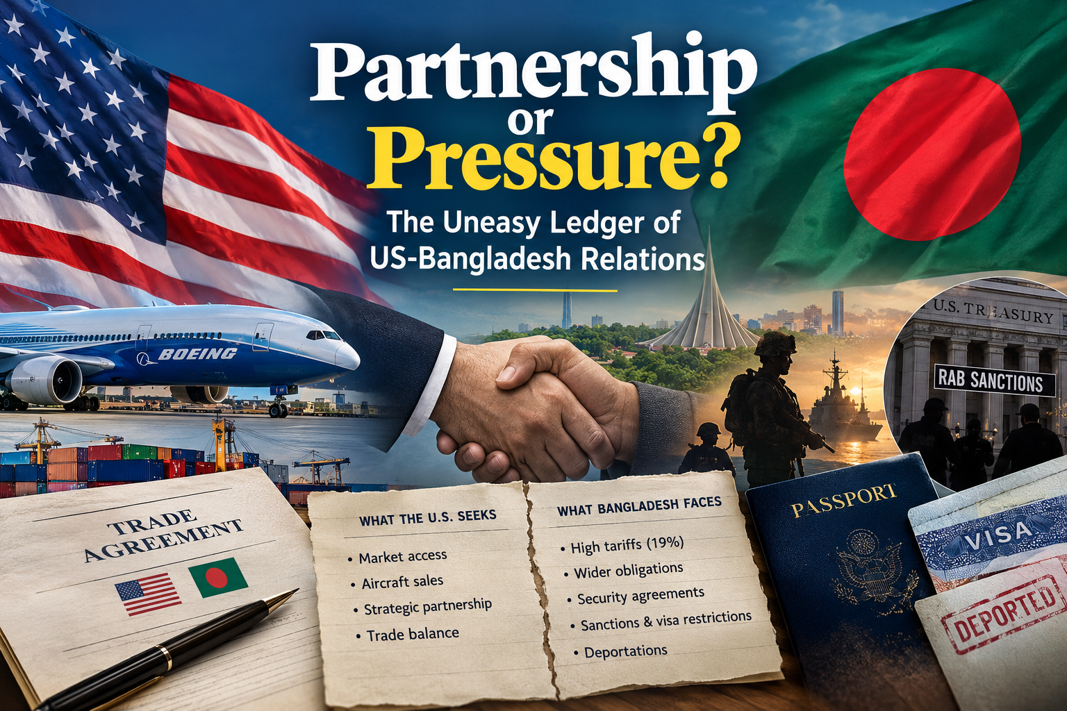 Partnership or Pressure? The Uneasy Ledger of US-Bangladesh Relations