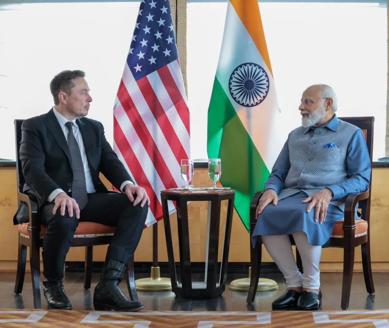 Prime Minister Narendra Modi-Elon Musk Meeting, Tesla and SpaceX Collaboration in Indian Market, and New Frontiers in Space Technology