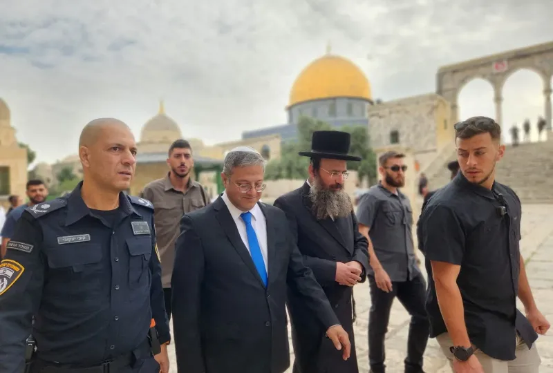 On ‘Jerusalem Day’, Israeli Minister Ben Gvir Leads Jewish Entry into Al-Aqsa Compound – Violation of Religious Sanctity