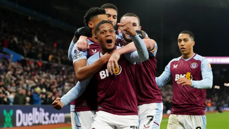 Aston Villa Clinches a Thrilling 2-1 Victory Over Manchester City with Goals from Duran and Rogers