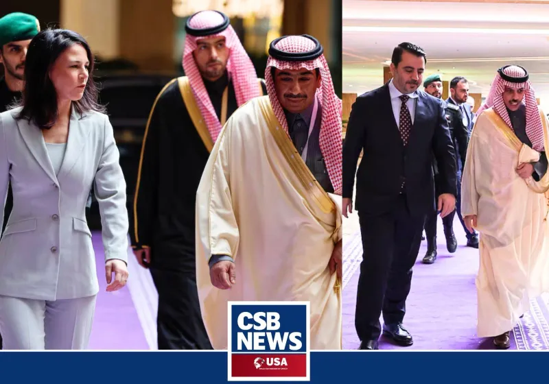 Historic Meeting on Syria in Riyadh After Assad's Ouster, Regional and International Leaders Participate