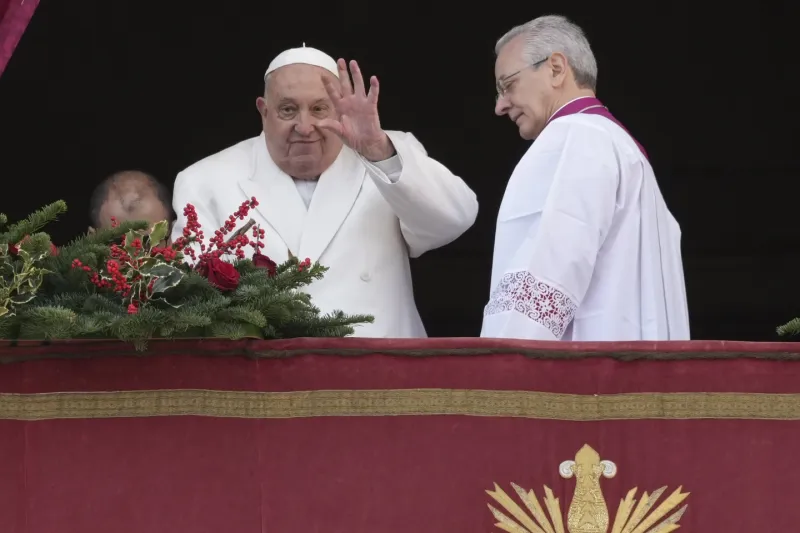 Silence the Sound of Arms and Build a World of Peace” – Pope Francis in His Christmas Message