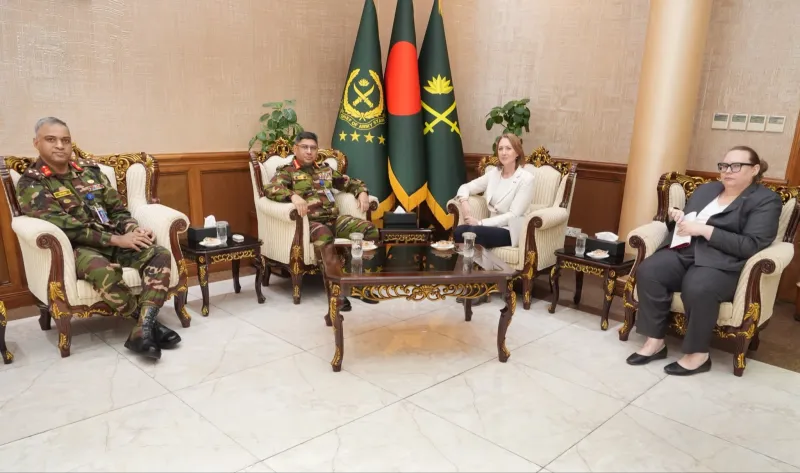 Australian High Commissioner Pays Courtesy Call on Bangladesh Army Chief