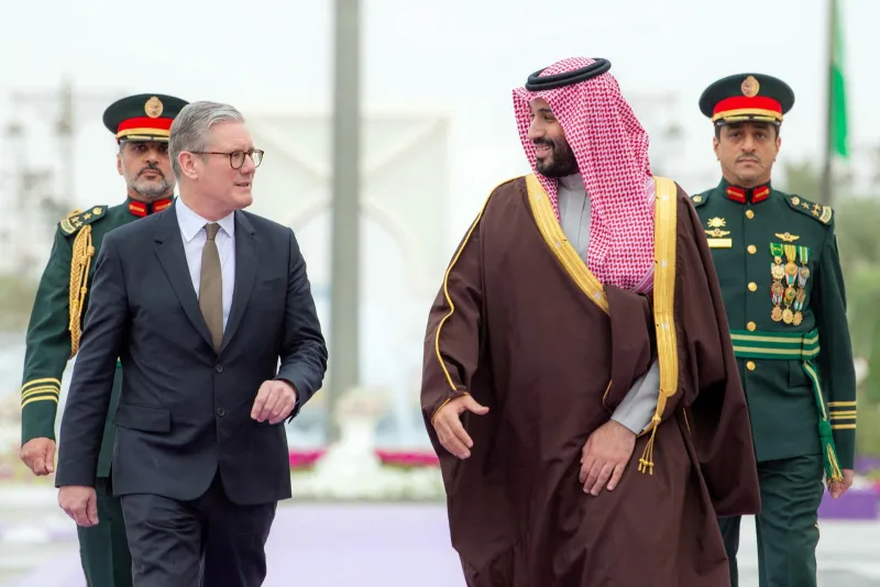 Current Situation in Gaza and Saudi Crown Prince-British Prime Minister Starmer's Dialogue for Crisis Resolution