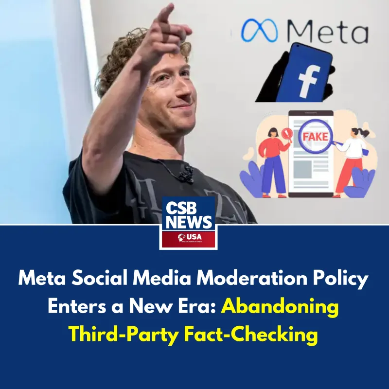 Meta Social Media Moderation Policy Enters a New Era: Abandoning Third-Party Fact-Checking