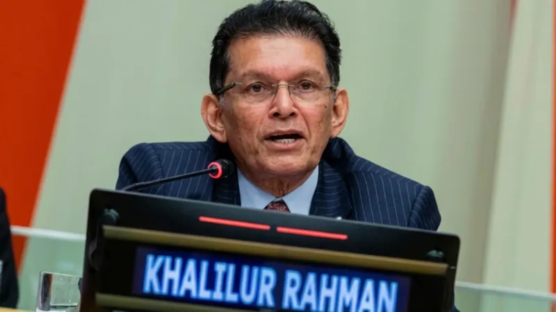 খলিলুর রহমানের সভাপতিত্বে জাতিসংঘ সাধারণ পরিষদের ৮১তম অধিবেশন শুরু