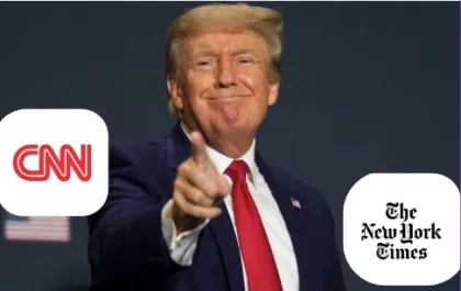 “Caught Cheating Again – Fake News CNN and The New York Times,” Says President Donald Trump
