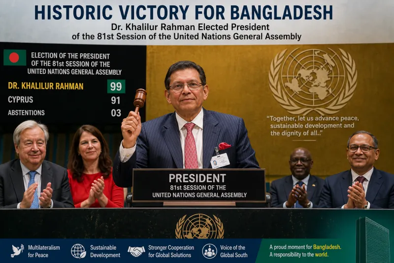 A diplomatic triumph for Bangladesh and a significant endorsement of its commitment to global cooperation and international peace