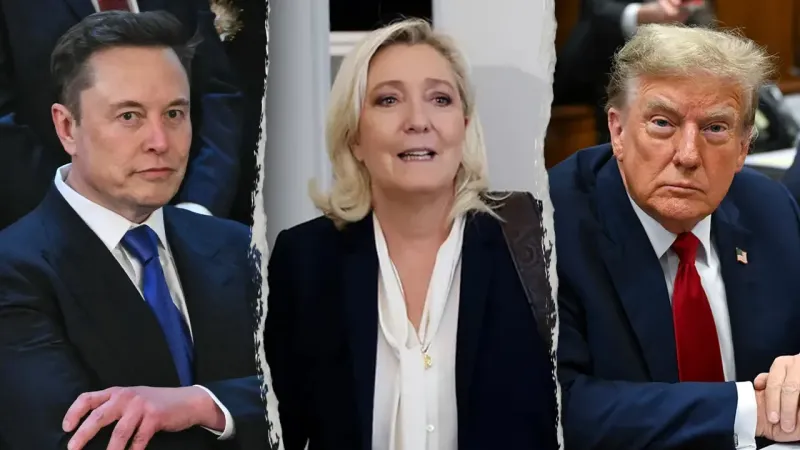 New Tensions in French Politics: Protests in Support of Far-Right Leader Marine Le Pen, Support from Trump and Musk