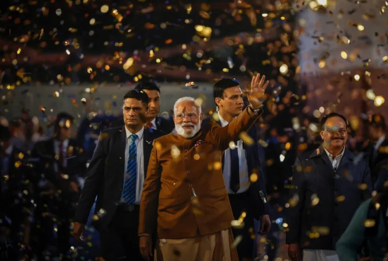 India's BJP Returns to Power in Delhi After 27 Years with a Stunning Victory under Prime Minister Modi's Leadership