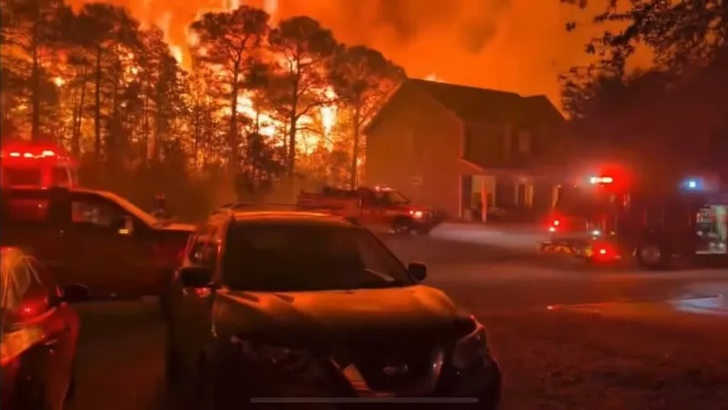 Wildfires Ravage 4,200 Acres in South Carolina – Governor Declares State of Emergency
