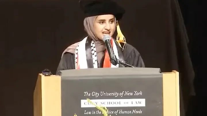 CUNY condemns law school graduate’s ‘anti-American & anti-Israel’ commencement address as ‘hate speech’