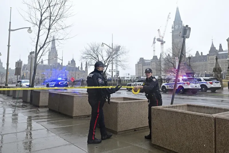 Parliament Locked Down in Ottawa, Security Personnel Operation – Suspect Arrested by Police