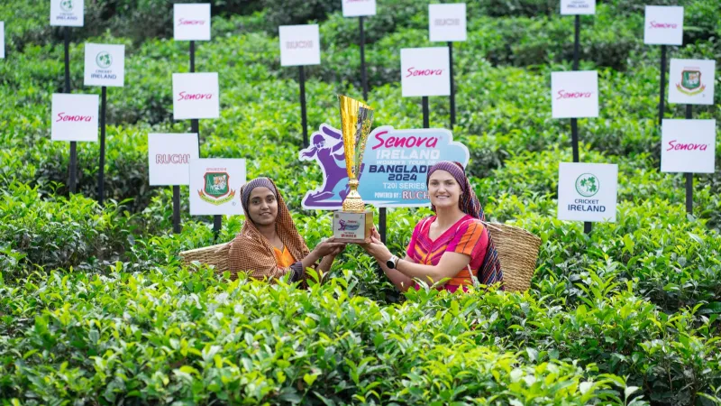 175-Year-Old Malnicherra Tea Estate Hosts Trophy Unveiling for Bangladesh-Ireland T20 Series