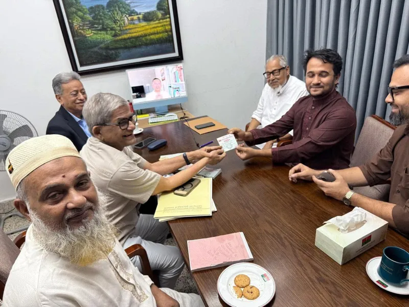 জুলাই আন্দোলনের শহীদ মীর মুগ্ধ’র যমজ ভাই মীর মাহবুবুর রহমান স্নিগ্ধ বিএনপিতে যোগদান