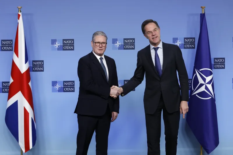 British Prime Minister Sir Keir Starmer Visits NATO Headquarters in Brussels, Calls for Increased Support for Ukraine