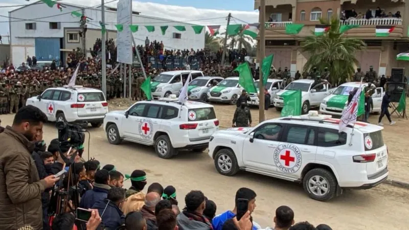 Three Israeli Hostages Released in Gaza, 183 Palestinians to be Freed in Fifth Phase Today