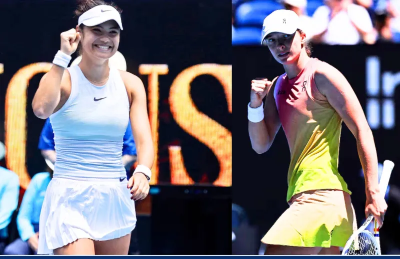 Grand Slam Champions Continue Winning Streak at Melbourne Park, Raducanu-Swiatek Face Off in Third Round