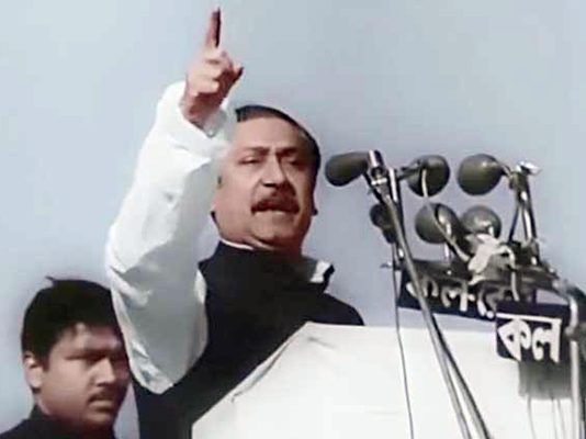 ৭ মার্চ: একটি উর্ধমূখী তর্জনী , বজ্রকন্ঠের দিন, জাগরণের ইতিহাস