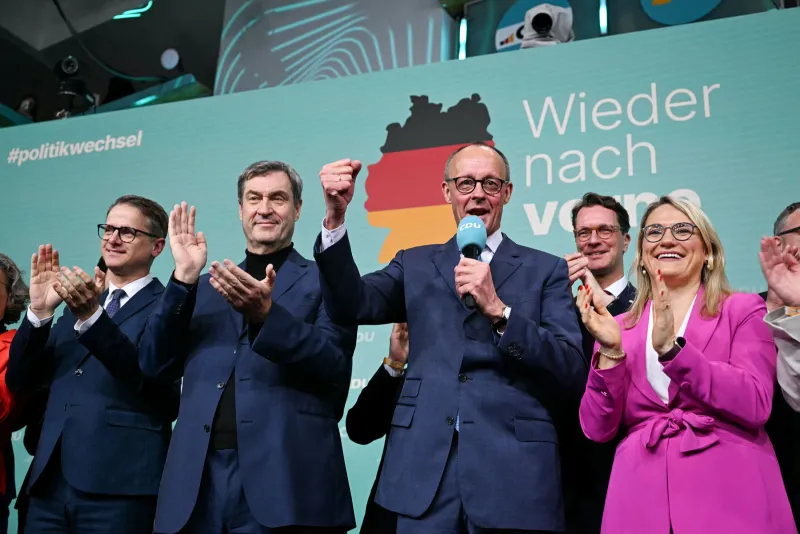 Conservative Victory in Germany's National Election Under Friedrich Merz, Right-wing AfD in Second Place