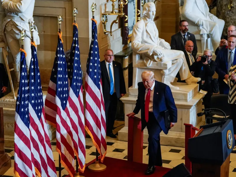 President Donald Trump Participates in National Prayer Breakfast in Washington D.C.