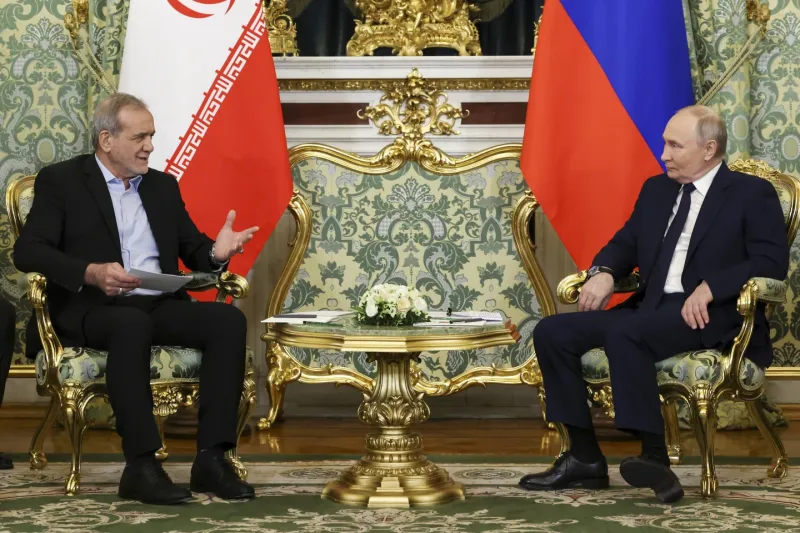 President Vladimir Putin and President Masoud Pezeshkian Meet at the Kremlin, Global Politics Heat Up