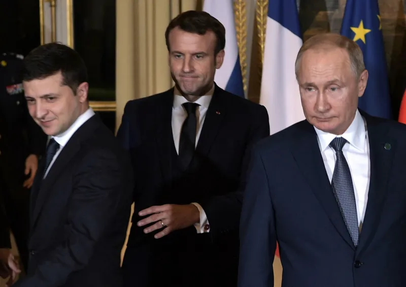 French President Emmanuel Macron: Sanctions Against Russia to Be Lifted Only When "Peace Is Clearly Established"