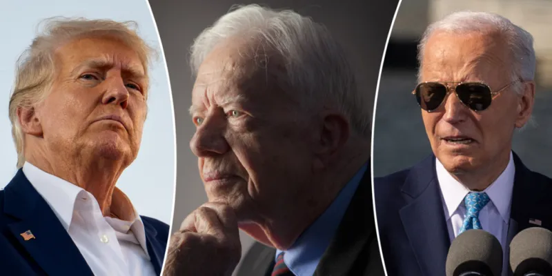 Shadow of Grief in U.S. Politics Following President Jimmy Carter's Death, Biden's Tribute and Trump's Praise