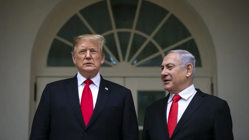 "Two-State Solution Discussion: Trump Announces Upcoming Meeting with Netanyahu"