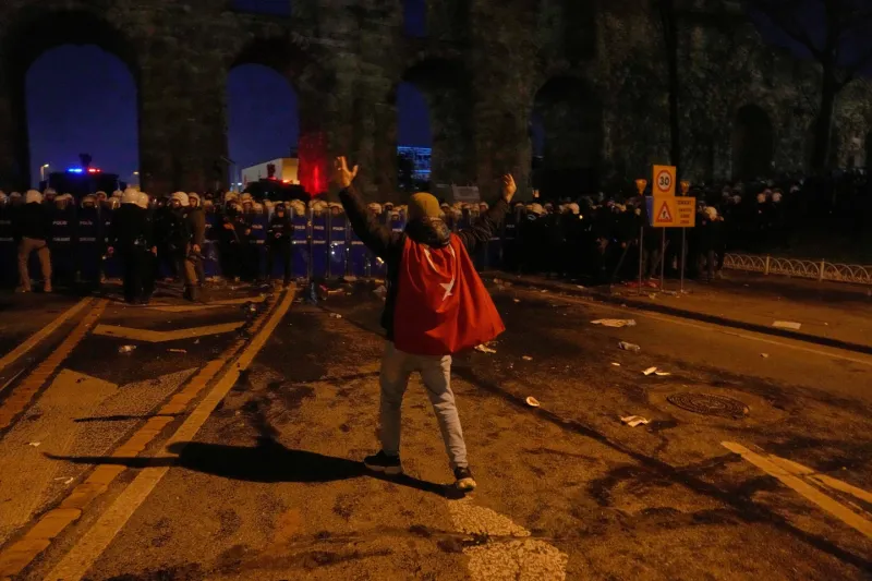 Mass Protests Erupt Across Turkey Following Arrest of Erdogan's Main Rival, Imamoglu; 329 Arrested