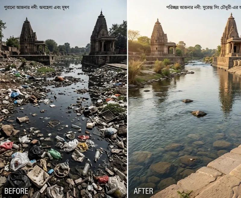 ভারতের তরুণ সুরেন্দ্রর নদী রক্ষায় একা লড়াইয়ে পাশে দাঁড়াল ডাচ সংস্থা