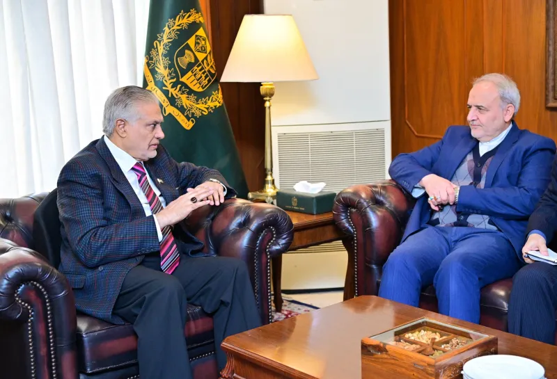 Pakistan’s Deputy Prime Minister/Foreign Minister Meets Iranian Ambassador