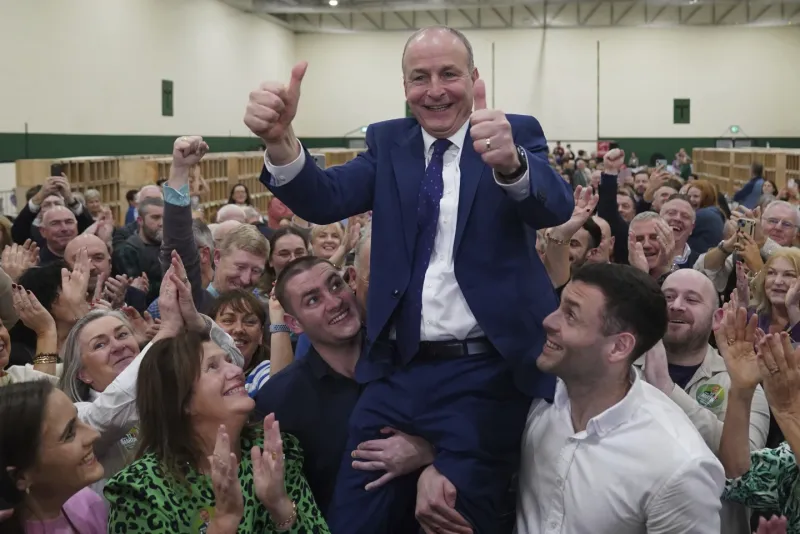 Week-Long Coalition Talks to Begin After Irish Election Results, Fianna Fáil Leads with 48 Seats