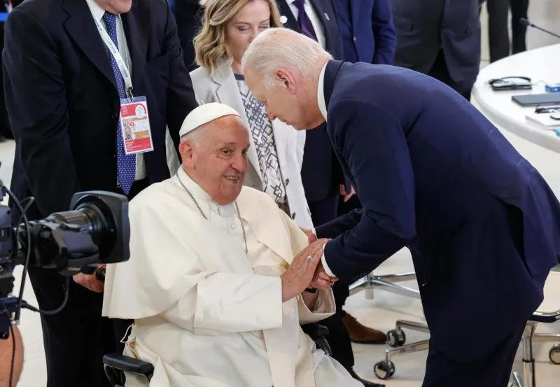 President Joe Biden Awards Pope Francis the United States' Highest Civilian Honor, 'Medal of Freedom'