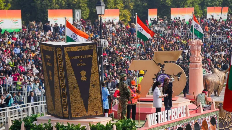 India's 76th Republic Day: Military Strength and Cultural Showcasing on Delhi's Kartavya Path
