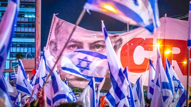 Mass Israeli Protest in Tel Aviv Against Netanyahu Over Ongoing Gaza Assault