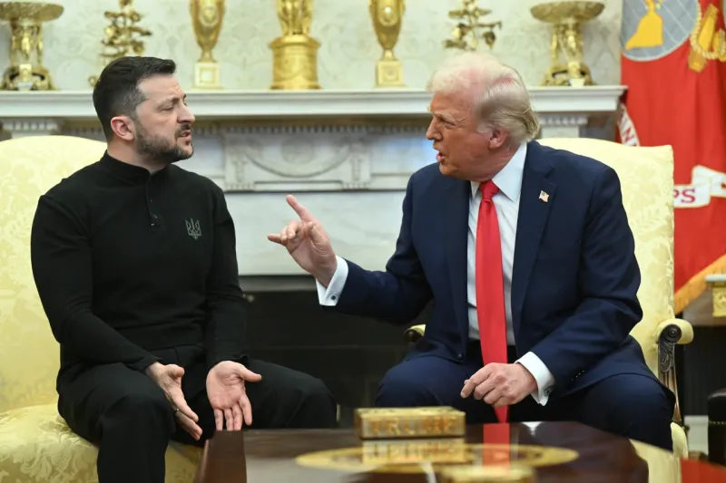 "You are gambling with the lives of millions – gambling with World War III" – President Donald Trump to Zelenskyy