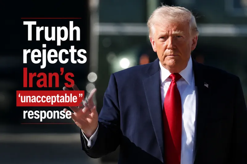 Trump Rejects Iran’s Counterproposal as Gulf Tensions Deepen