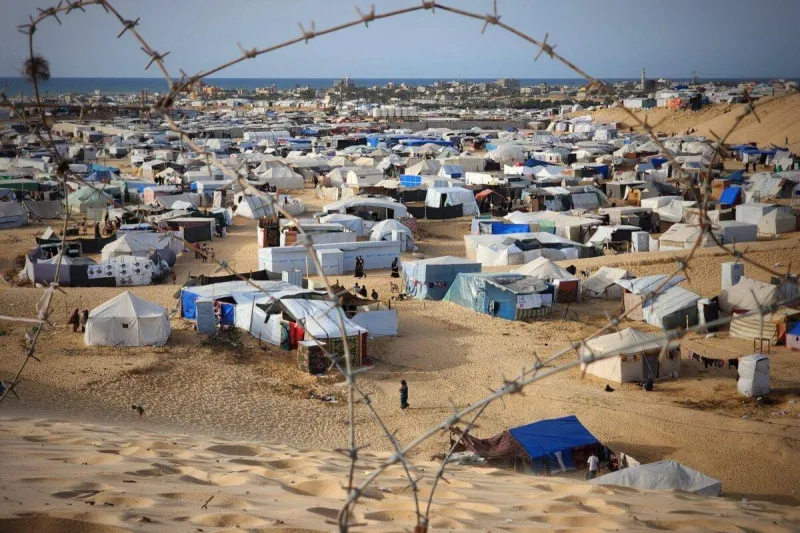 A Ray of Hope for Palestinians in Northern Gaza: Displaced People Receive Shelter and Aid, Starting a New Life