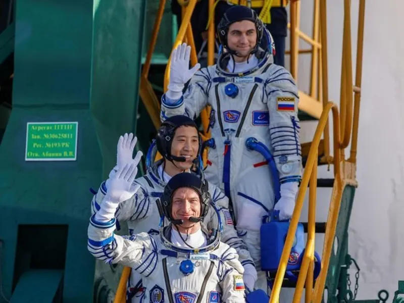 Successful Launch of U.S. and Russian Three-Member Crew Towards International Space Station